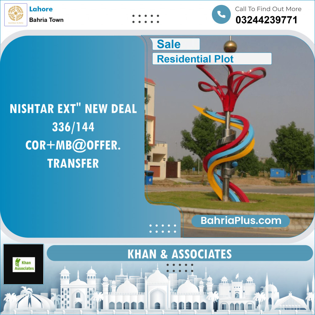 Residential Plot for Sale in Bahria Town, Lahore - (BP-136513)