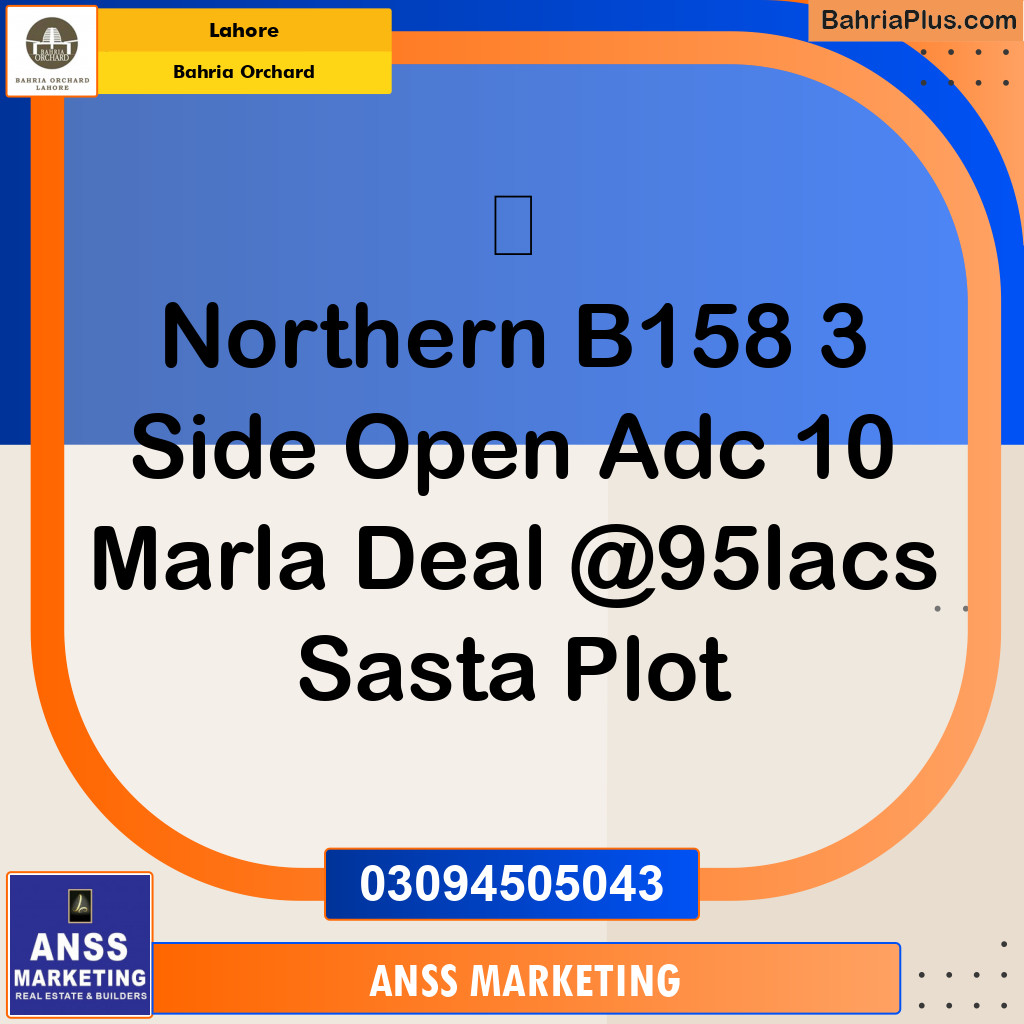 Residential Plot for Sale in Bahria Orchard, Lahore - (BP-136759)