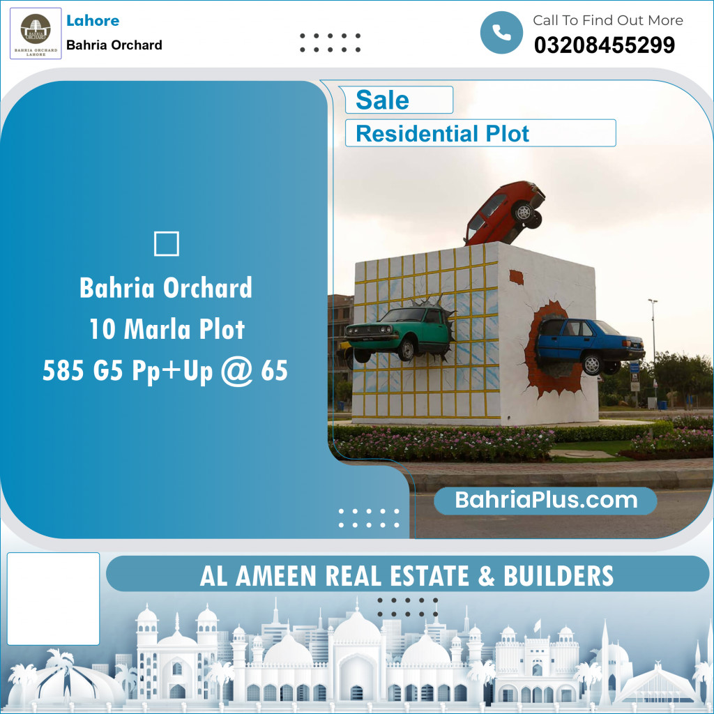 Residential Plot for Sale in Bahria Orchard, Lahore - (BP-136820)