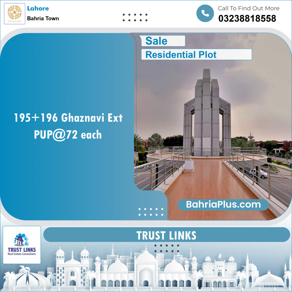 Residential Plot for Sale in Bahria Town, Lahore - (BP-136821)