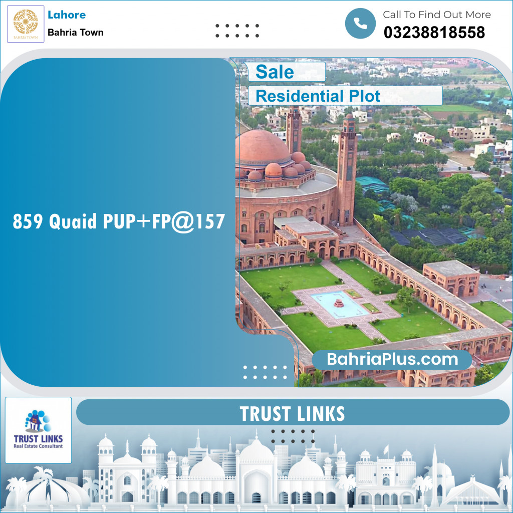 Residential Plot for Sale in Bahria Town, Lahore - (BP-136847)