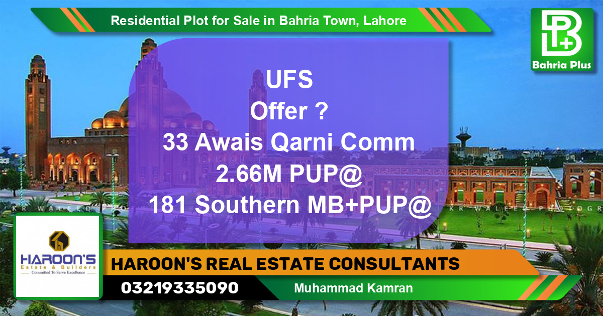Residential Plot for Sale in Bahria Town, Lahore - (BP-137083)