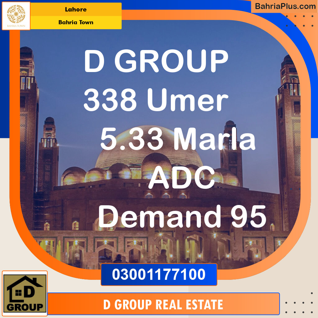 Residential Plot for Sale in Bahria Town, Lahore - (BP-137195)