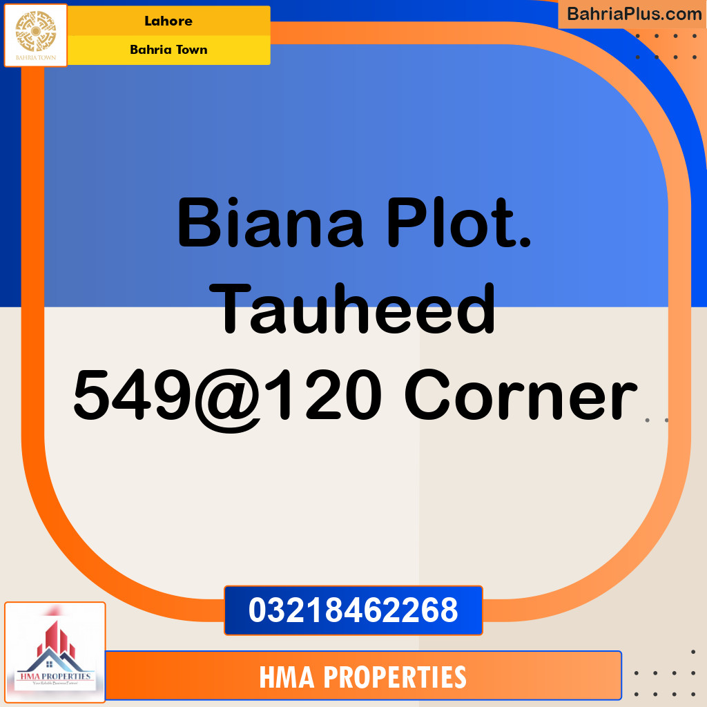 Residential Plot for Sale in Bahria Town, Lahore - (BP-137277)