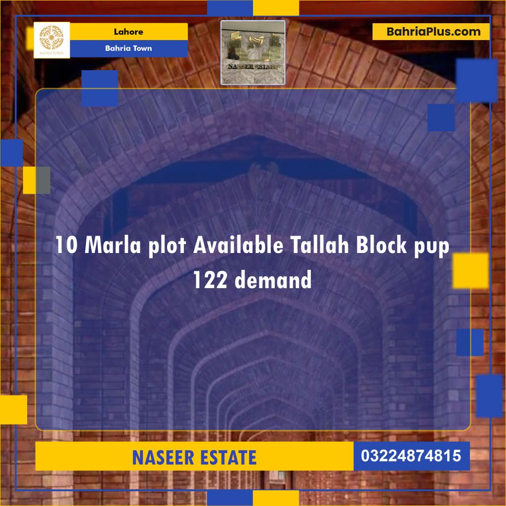Residential Plot for Sale in Bahria Town, Lahore - (BP-137286)