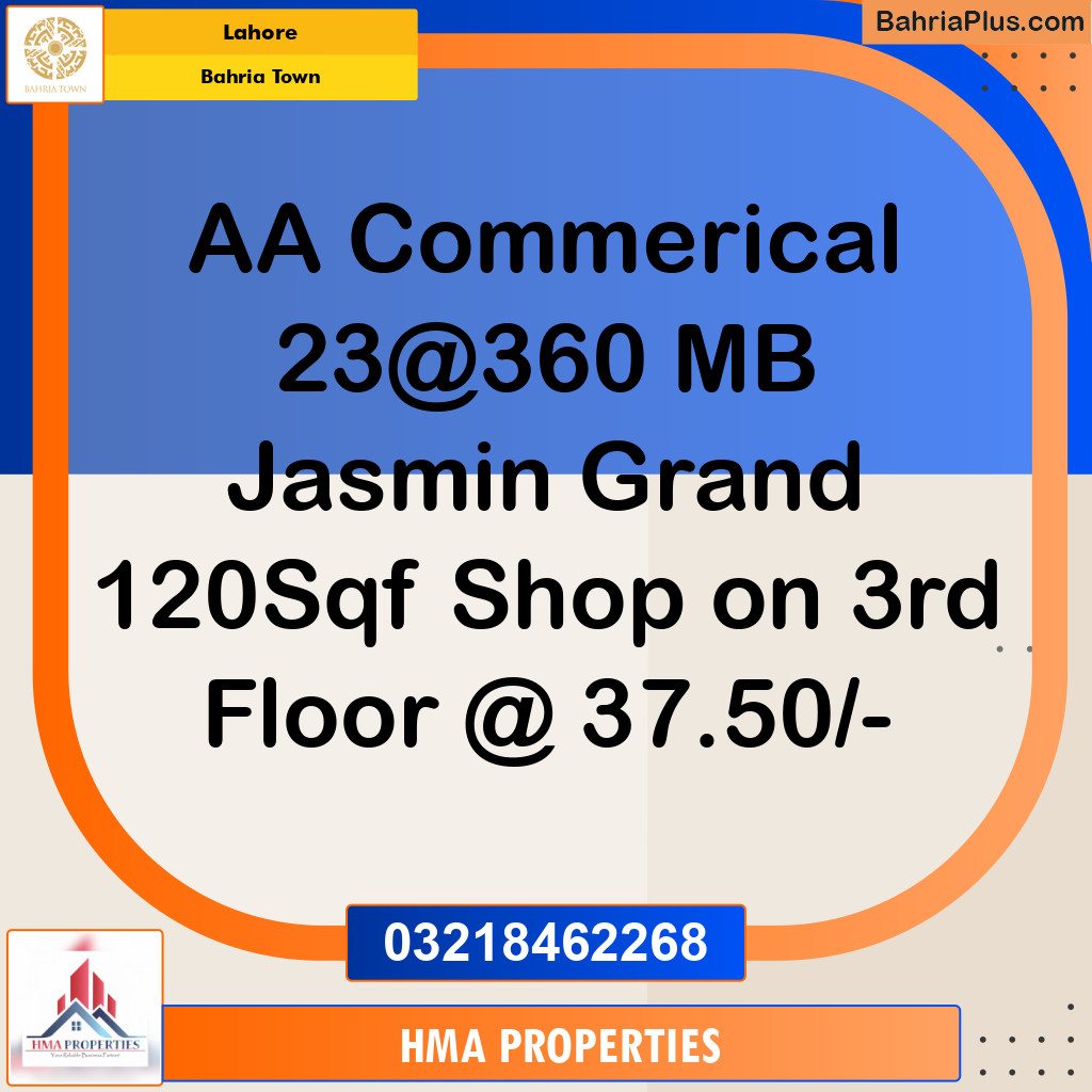 Commercial Plot for Sale in Bahria Town, Lahore - (BP-137291)