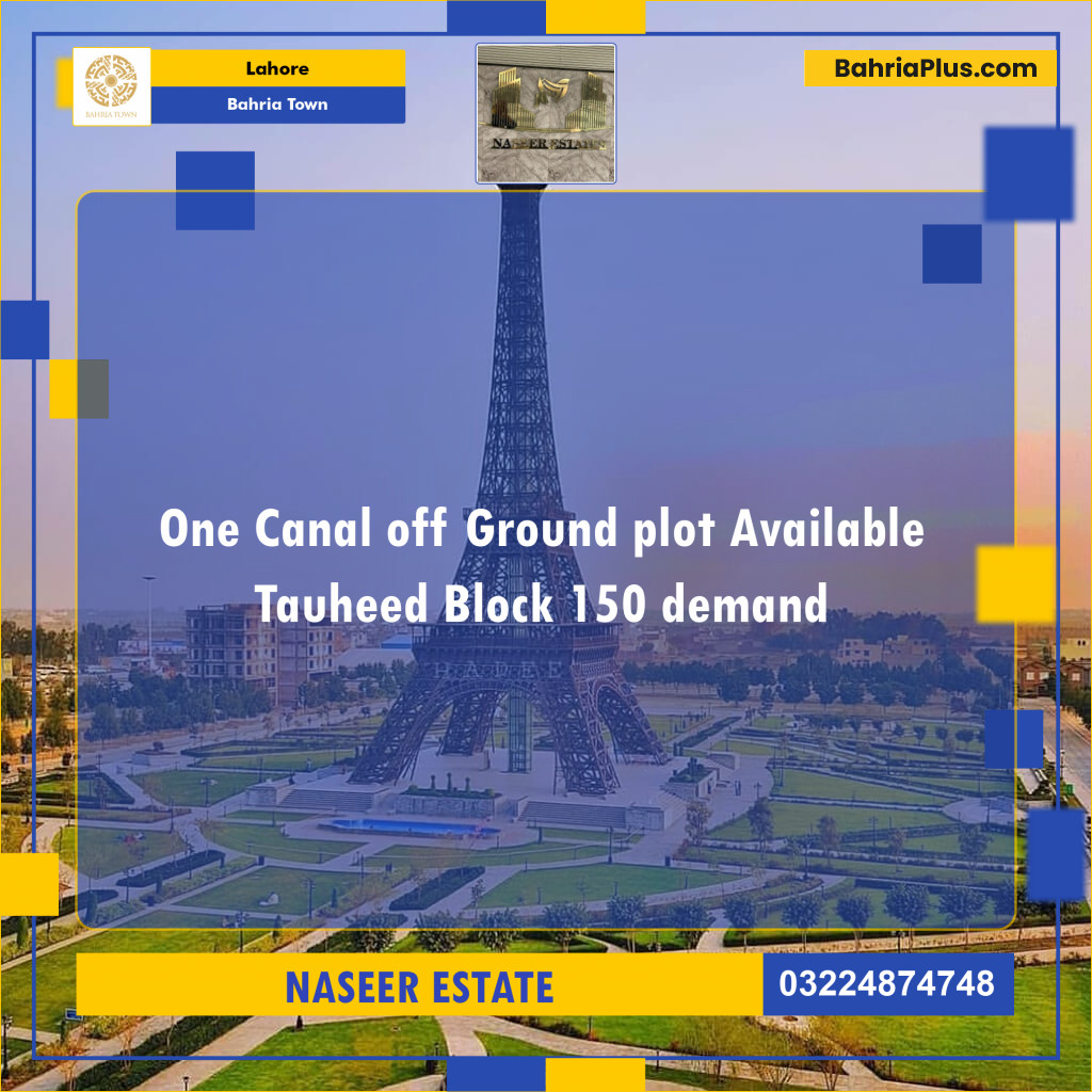 Residential Plot for Sale in Bahria Town, Lahore - (BP-137321)