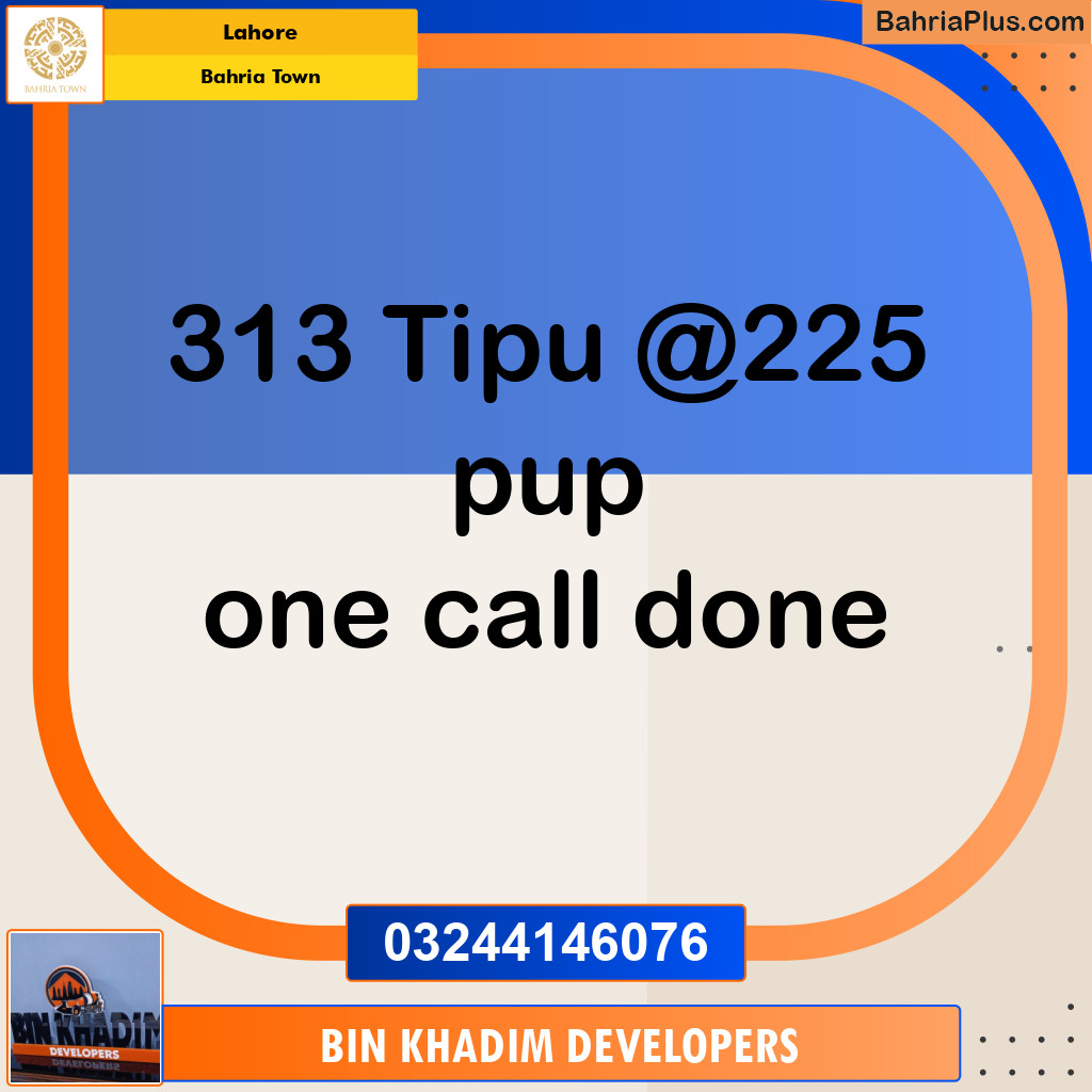 Residential Plot for Sale in Bahria Town, Lahore - (BP-137515)