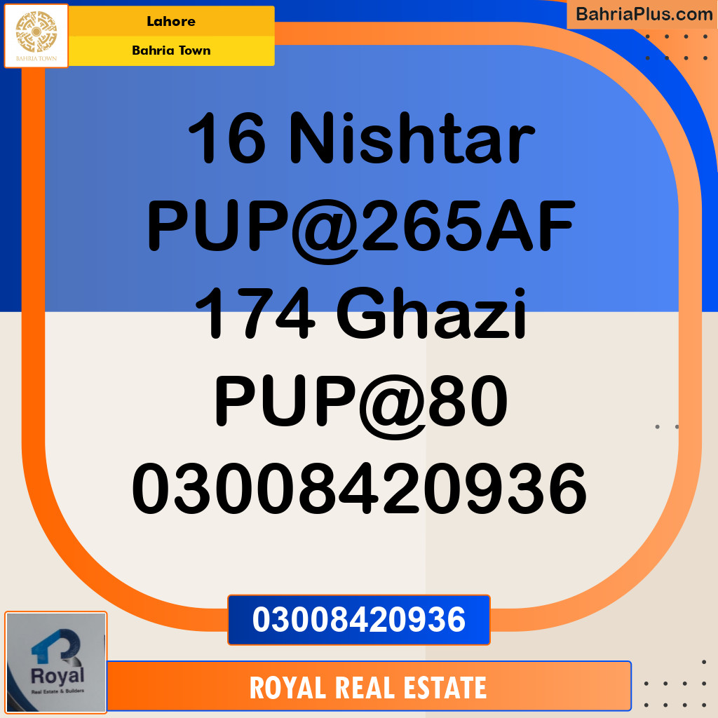 Residential Plot for Sale in Bahria Town, Lahore - (BP-137687)