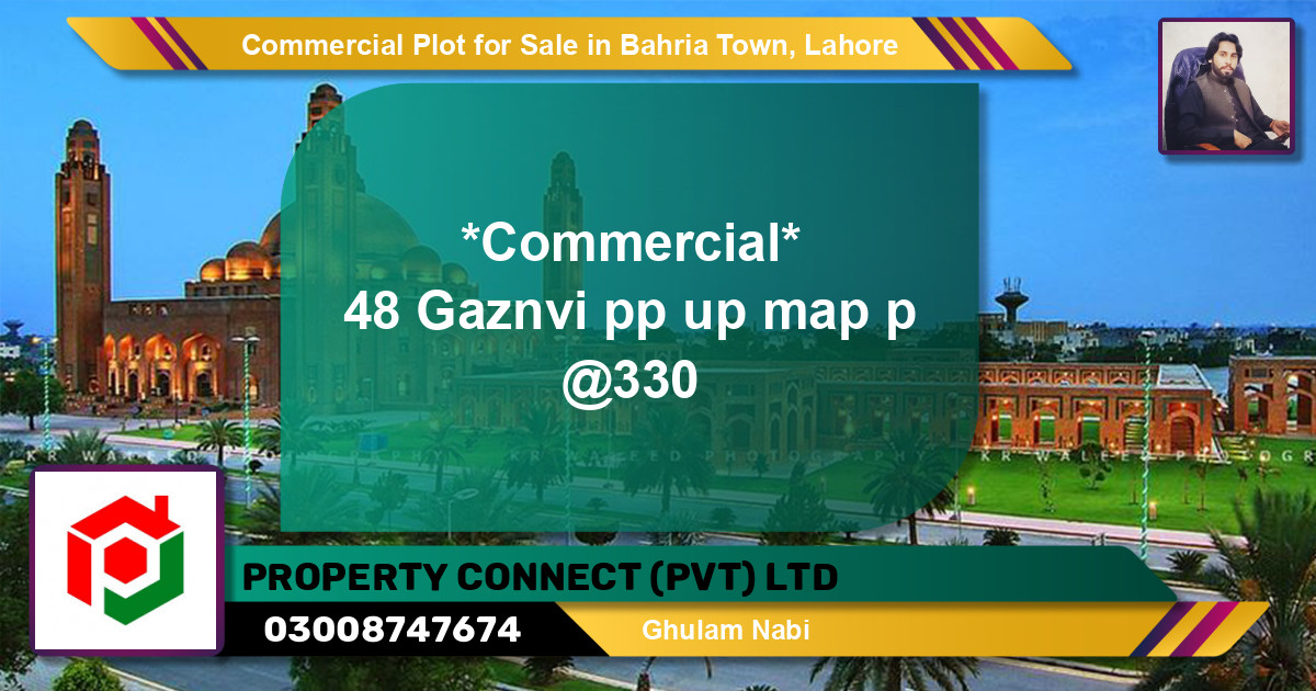 Commercial Plot for Sale in Bahria Town, Lahore - (BP-137778)