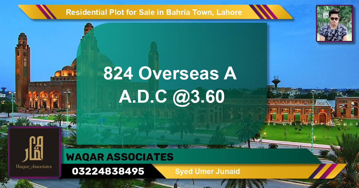 Residential Plot for Sale in Bahria Town, Lahore - (BP-137916)