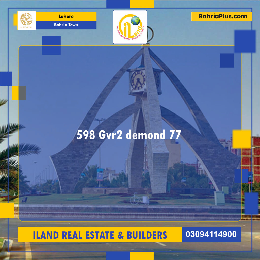 Residential Plot for Sale in Bahria Town, Lahore - (BP-137990)