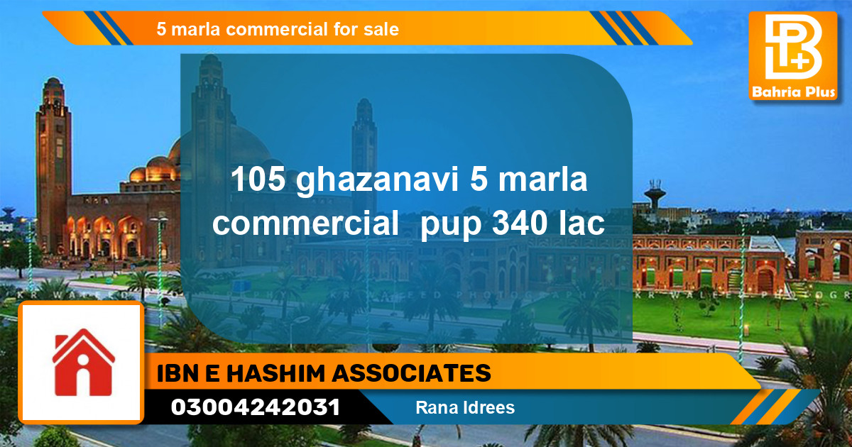 Commercial Plot for Sale in Bahria Town, Lahore - (BP-138024)