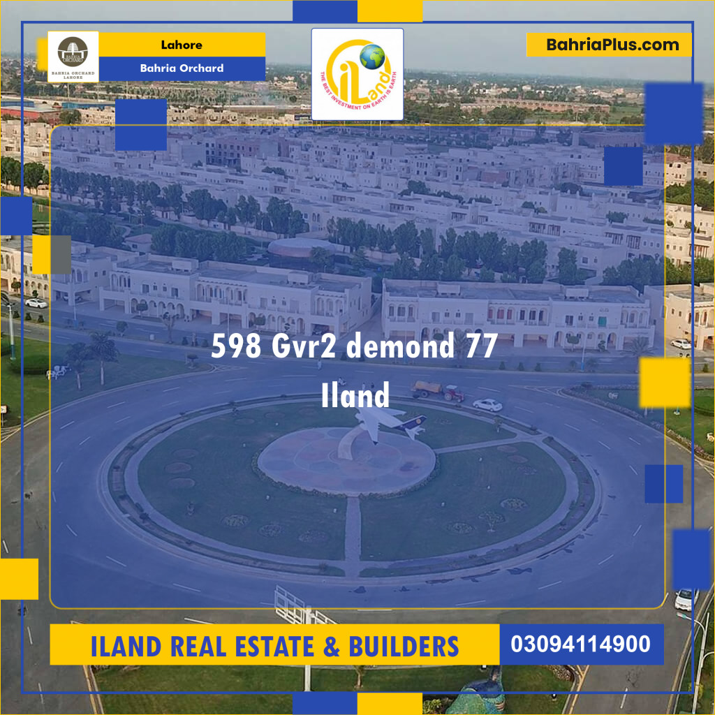 Residential Plot for Sale in Bahria Orchard, Lahore - (BP-138038)