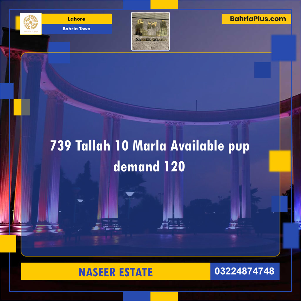 Residential Plot for Sale in Bahria Town, Lahore - (BP-138153)