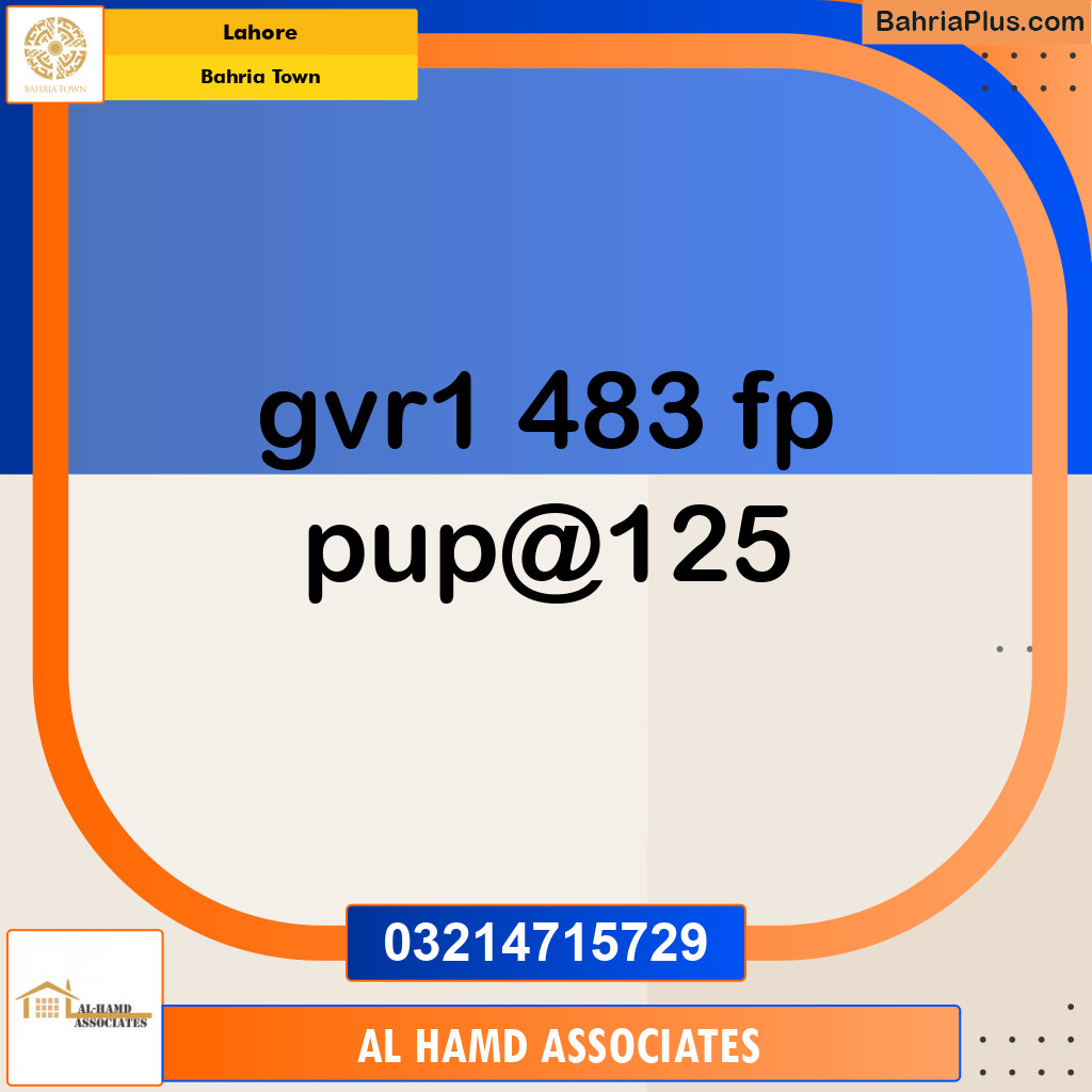 Residential Plot for Sale in Bahria Town, Lahore - (BP-138417)