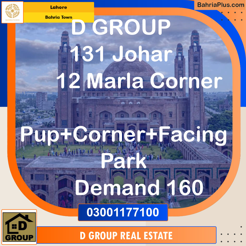 Residential Plot for Sale in Bahria Town, Lahore - (BP-138744)