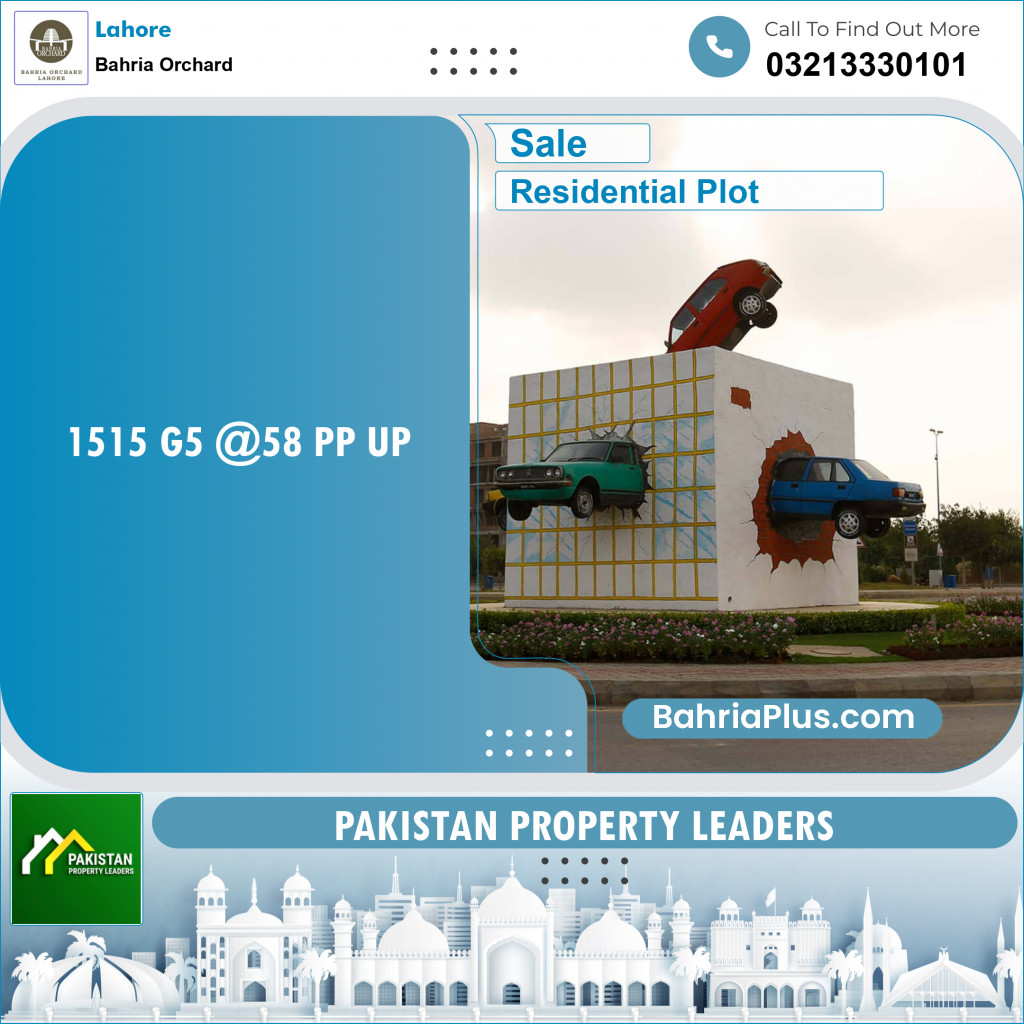 Residential Plot for Sale in Bahria Orchard, Lahore - (BP-138785)