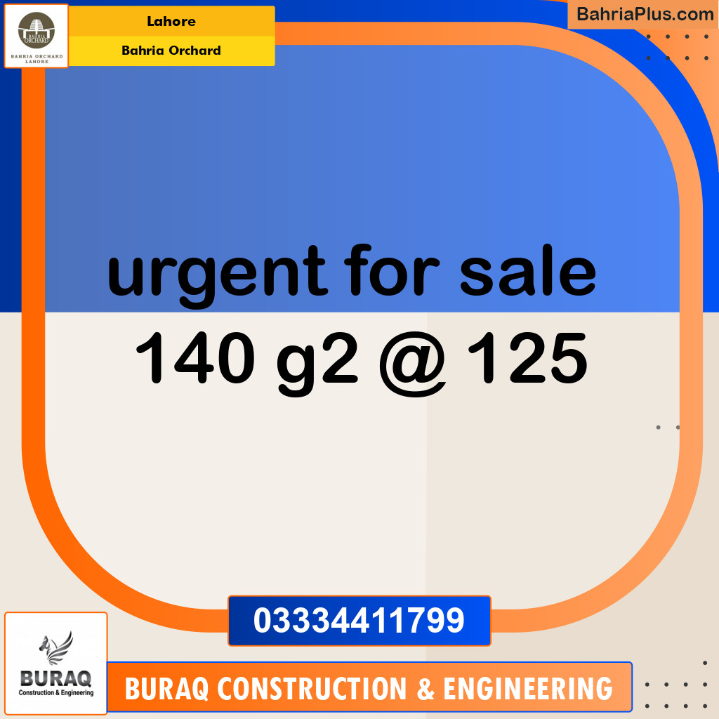 Residential Plot for Sale in Bahria Orchard, Lahore - (BP-138845)