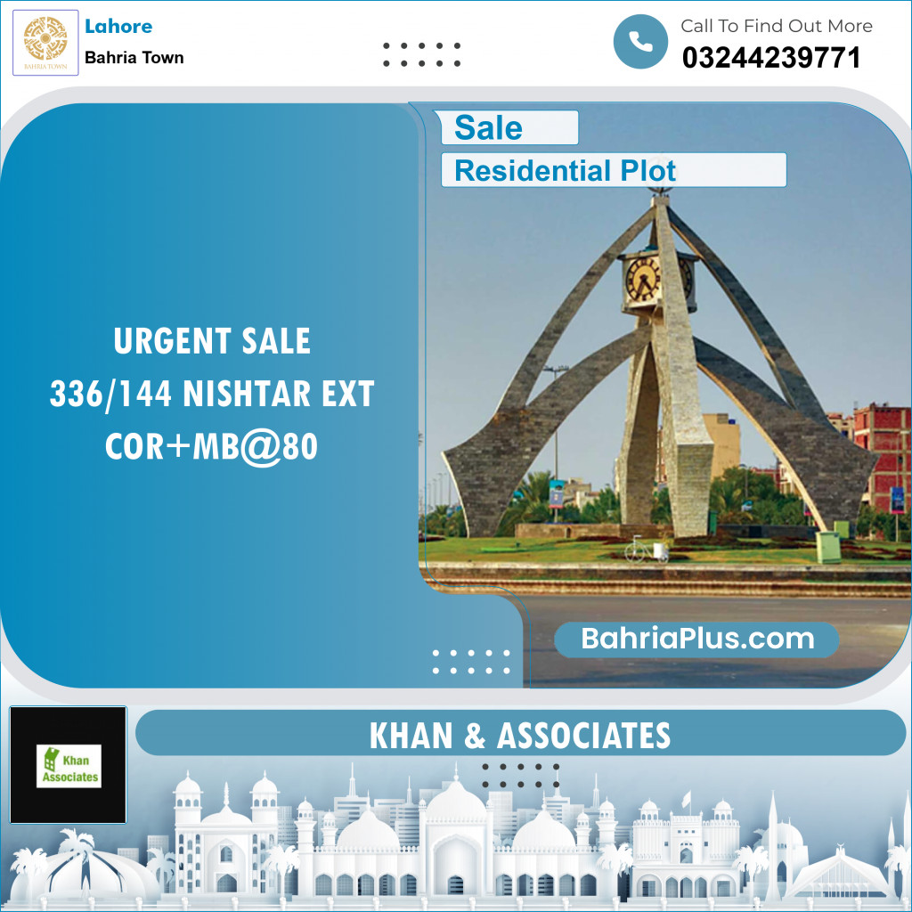 Residential Plot for Sale in Bahria Town, Lahore - (BP-138975)