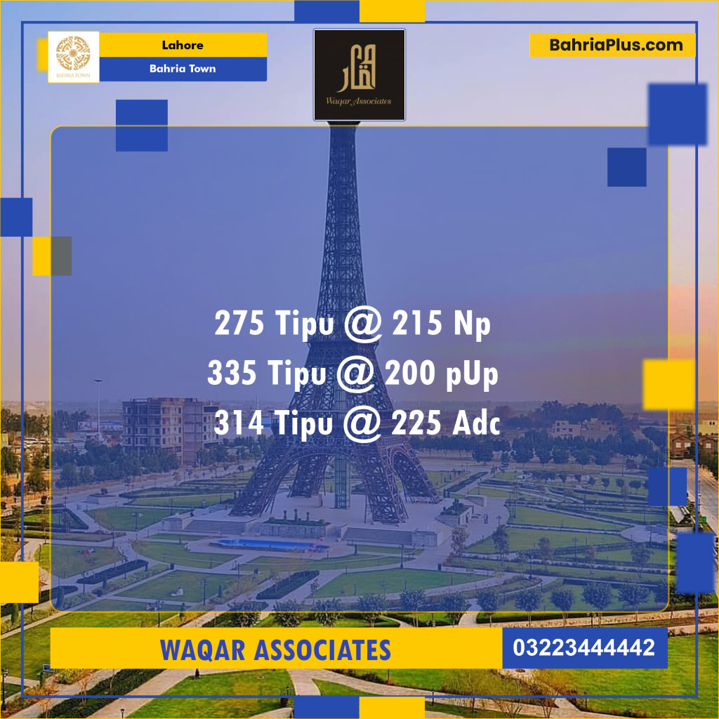 Residential Plot for Sale in Bahria Town, Lahore - (BP-139602)