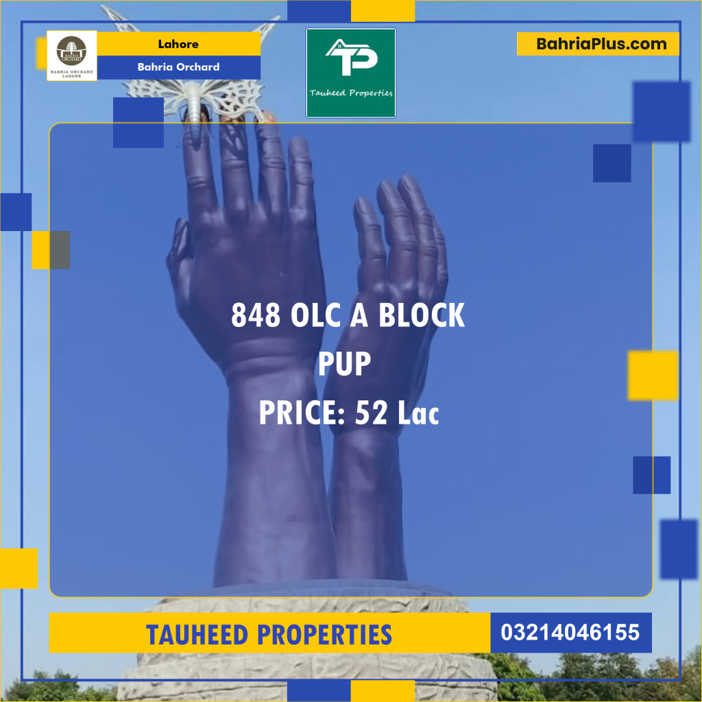 Residential Plot for Sale in Bahria Orchard, Lahore - (BP-139633)