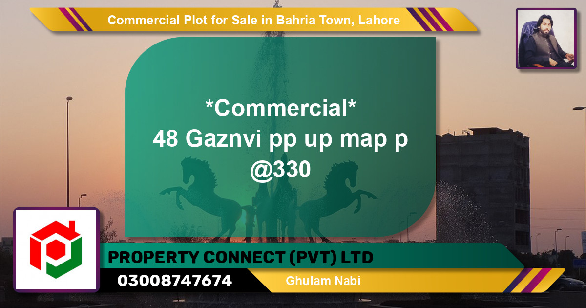 Commercial Plot for Sale in Bahria Town, Lahore - (BP-139748)