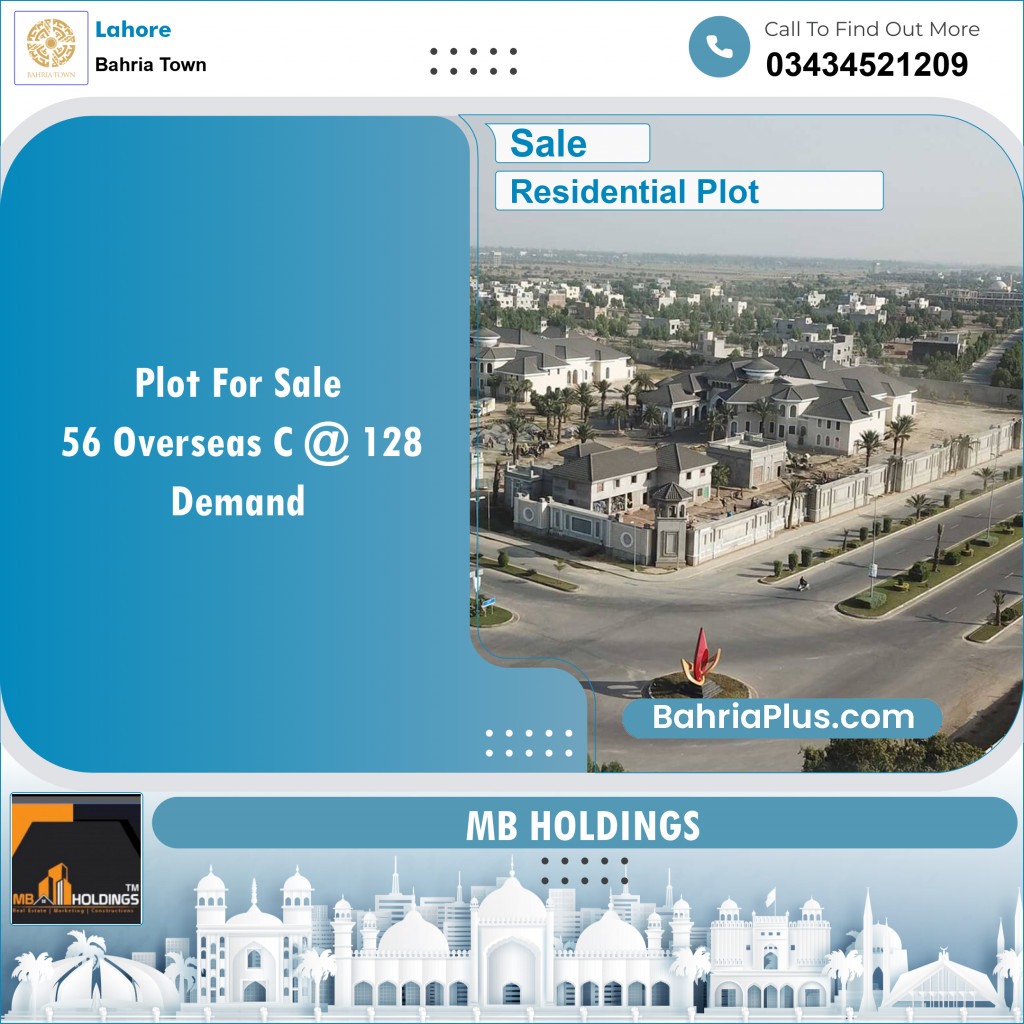 Residential Plot for Sale in Bahria Town, Lahore - (BP-139903)