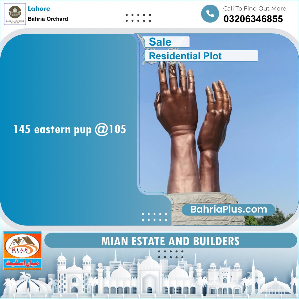 Residential Plot for Sale in Bahria Orchard, Lahore - (BP-139956)