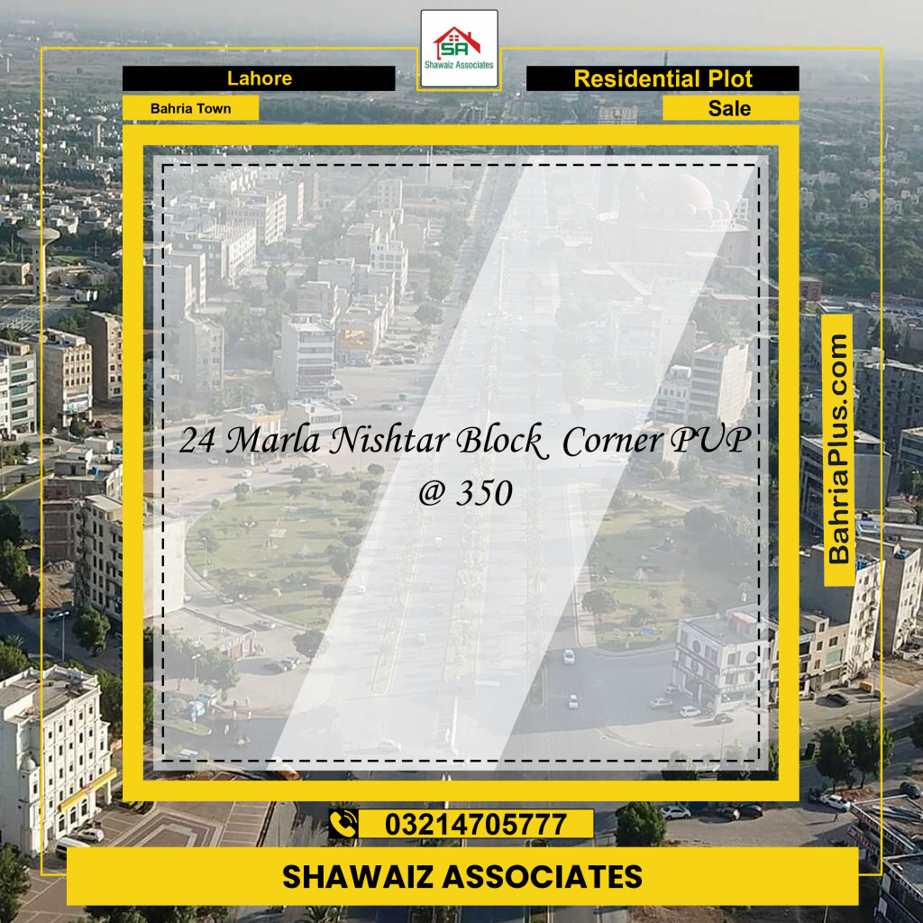 Residential Plot for Sale in Bahria Town, Lahore - (BP-140021)