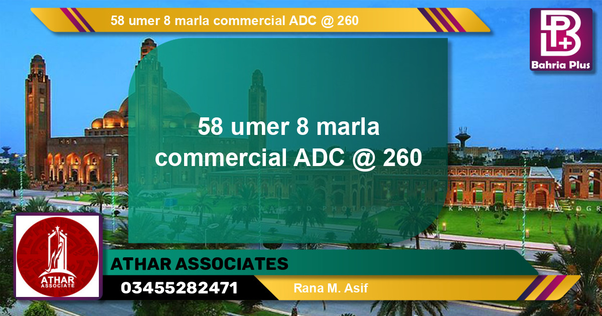 Commercial Plot for Sale in Bahria Town, Lahore - (BP-140205)
