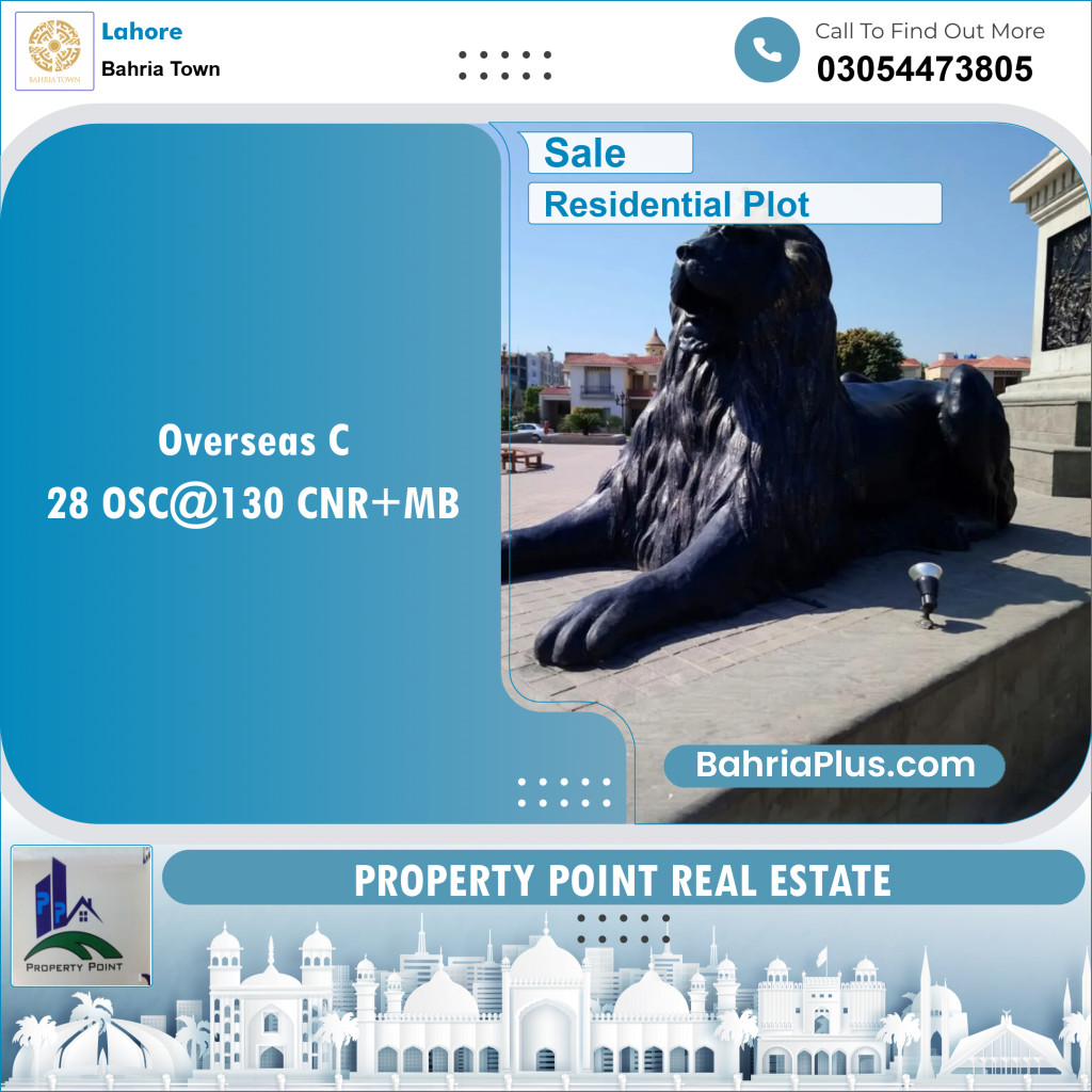 Residential Plot for Sale in Bahria Town, Lahore - (BP-140265)