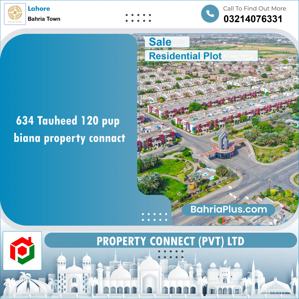 Residential Plot for Sale in Bahria Town, Lahore - (BP-140277)