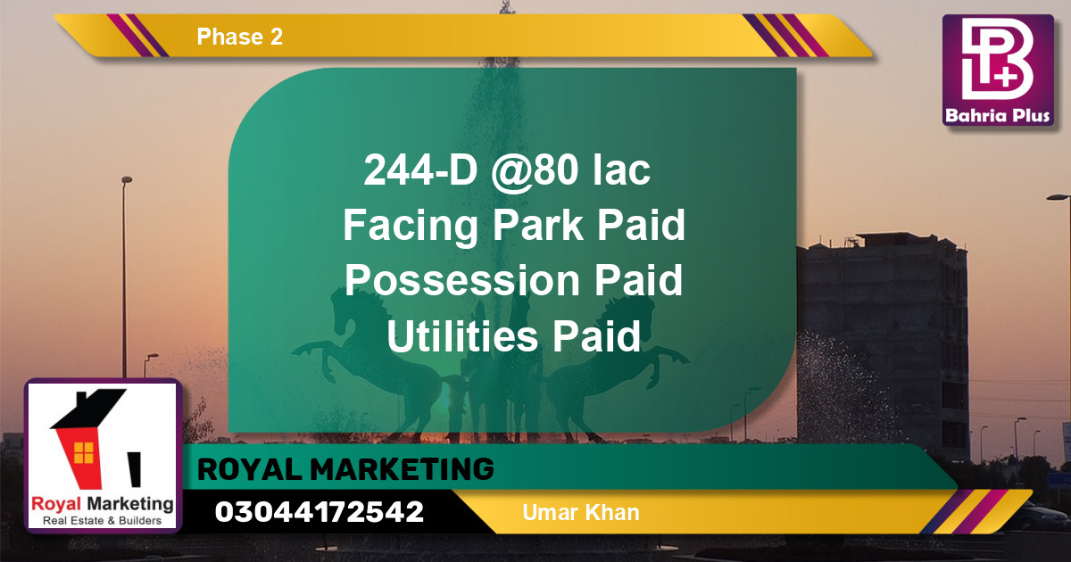 Residential Plot for Sale in Bahria Orchard, Lahore - (BP-140433)