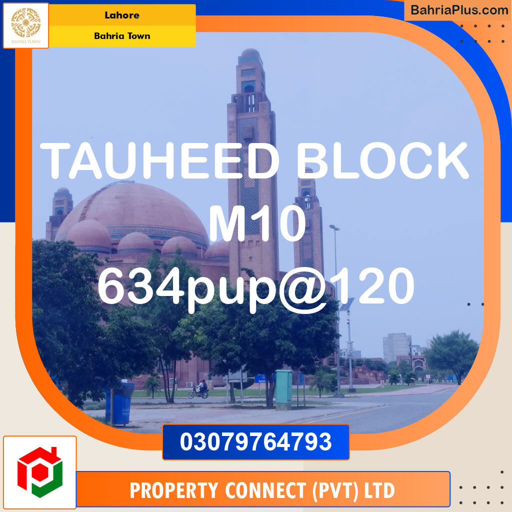 Residential Plot for Sale in Bahria Town, Lahore - (BP-140493)