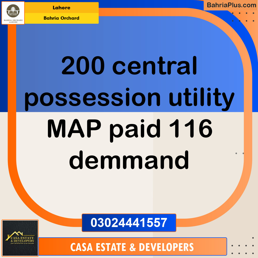 Residential Plot for Sale in Bahria Orchard, Lahore - (BP-140760)