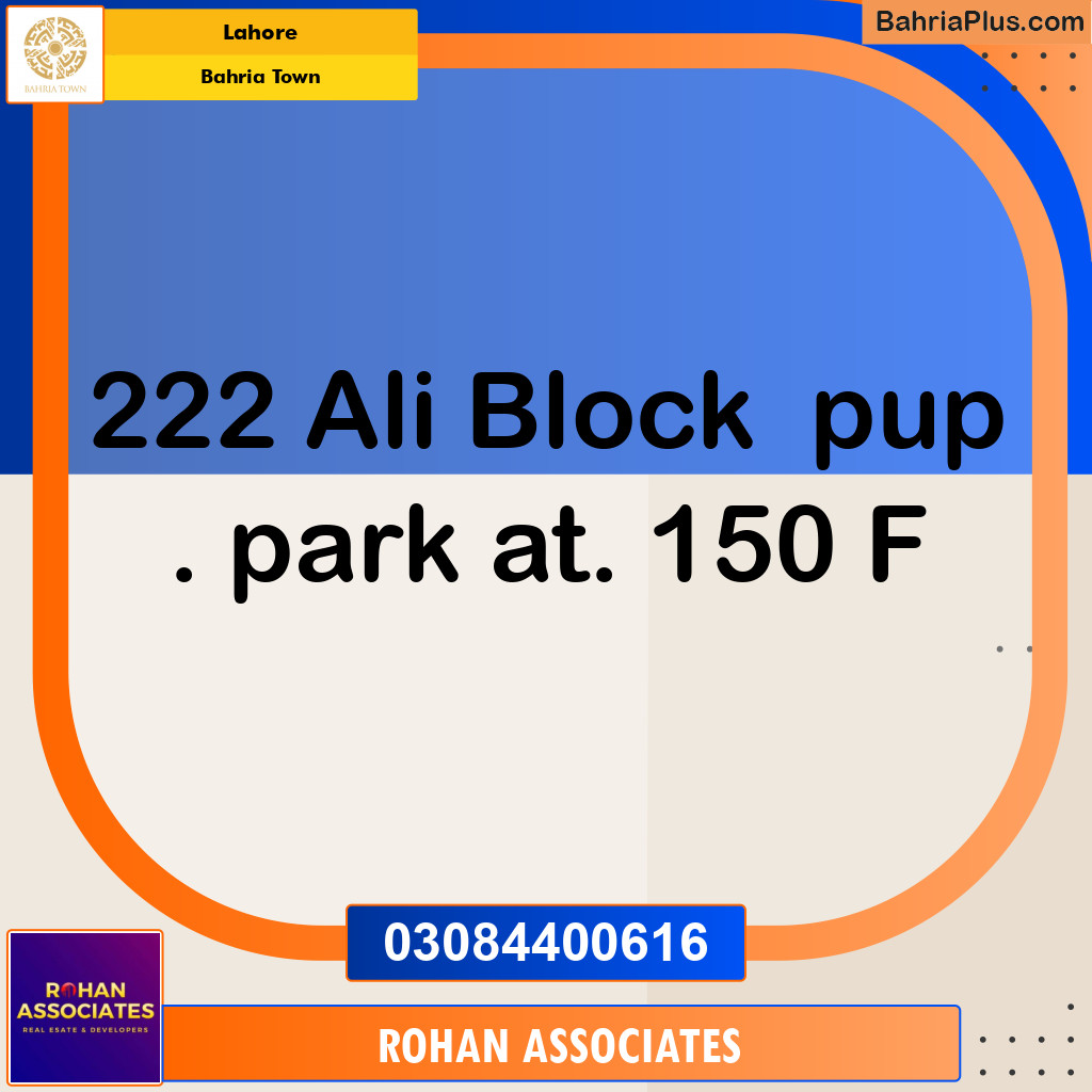 Residential Plot for Sale in Bahria Town, Lahore - (BP-140914)