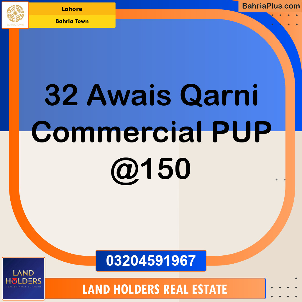 Commercial Plot for Sale in Bahria Town, Lahore - (BP-141351)