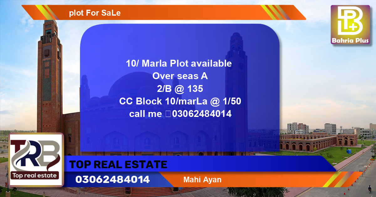 Residential Plot for Sale in Bahria Town, Lahore - (BP-141495)