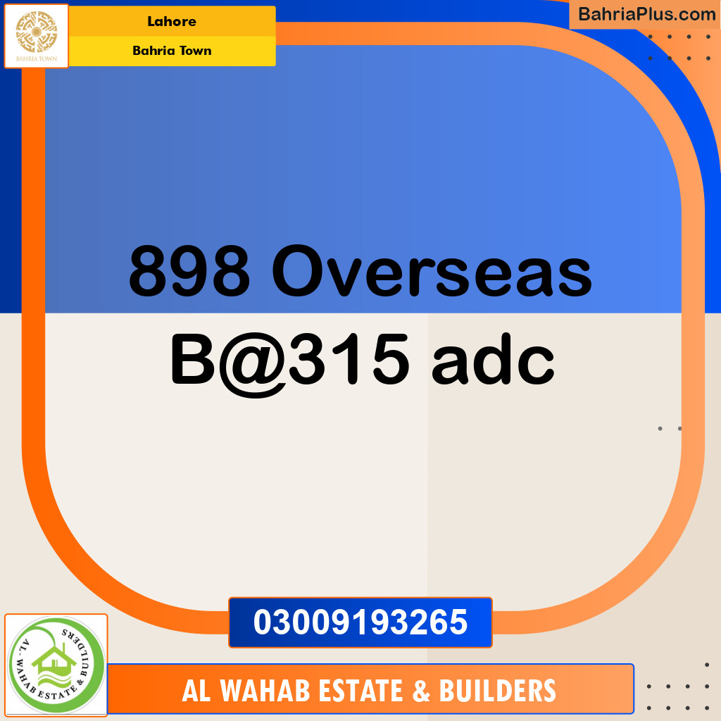 Residential Plot for Sale in Bahria Town, Lahore - (BP-141541)