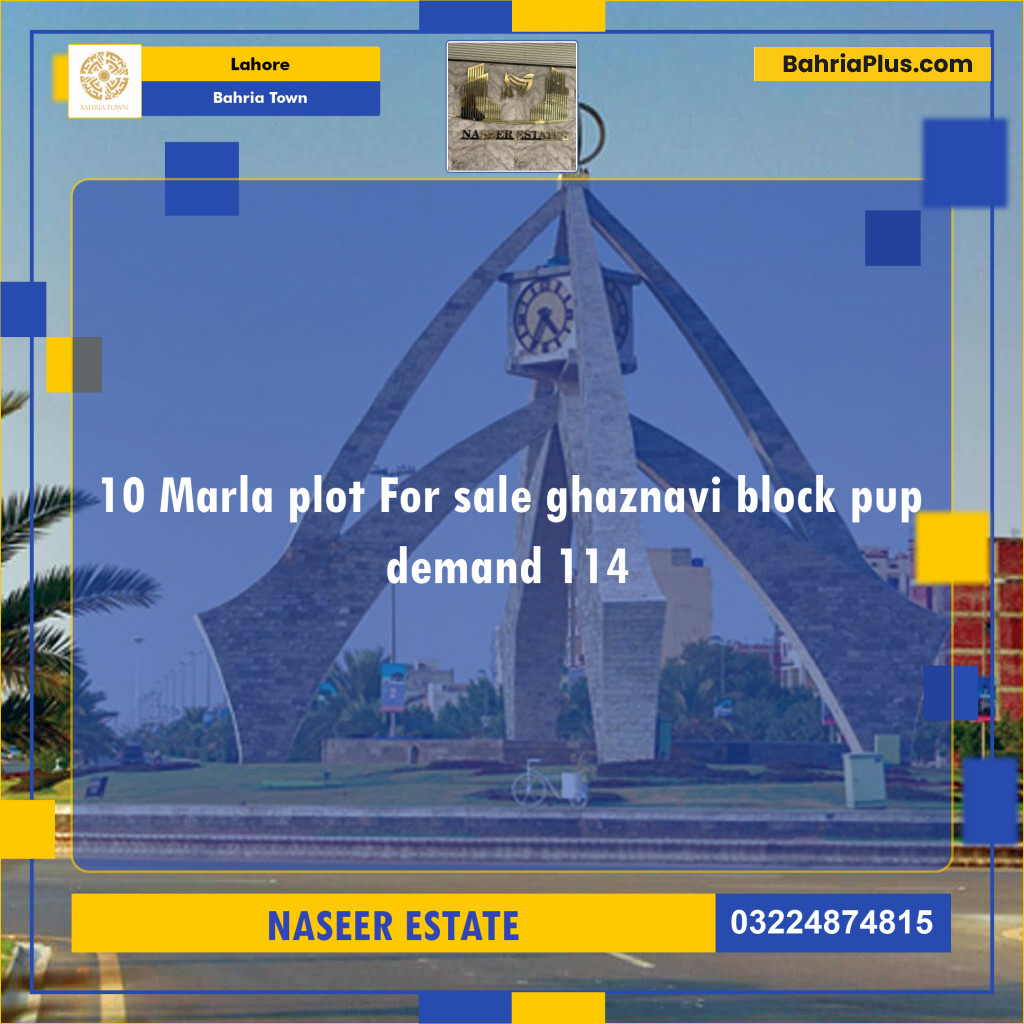 Residential Plot for Sale in Bahria Town, Lahore - (BP-141546)