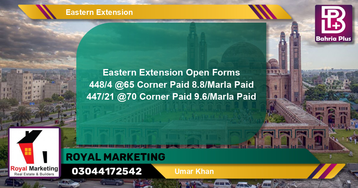 Residential Plot for Sale in Bahria Orchard, Lahore - (BP-141754)