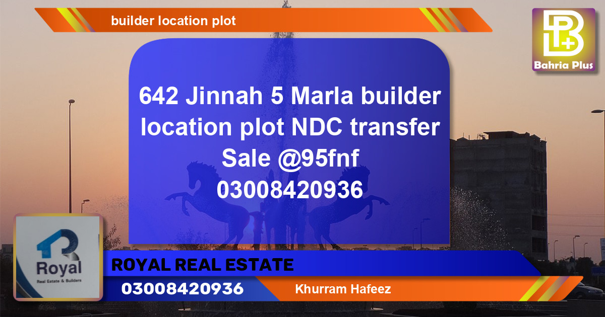 Residential Plot for Sale in Bahria Town, Lahore - (BP-141780)