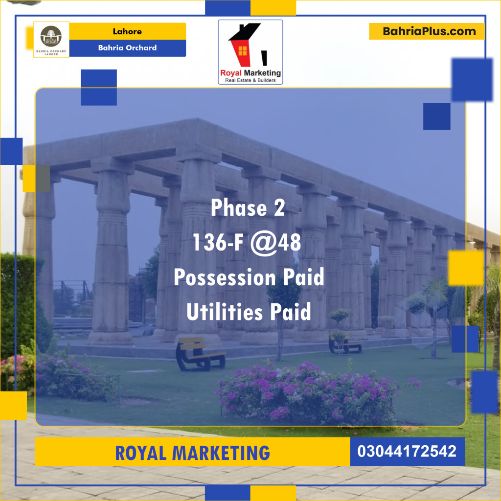 Residential Plot for Sale in Bahria Orchard, Lahore - (BP-141866)