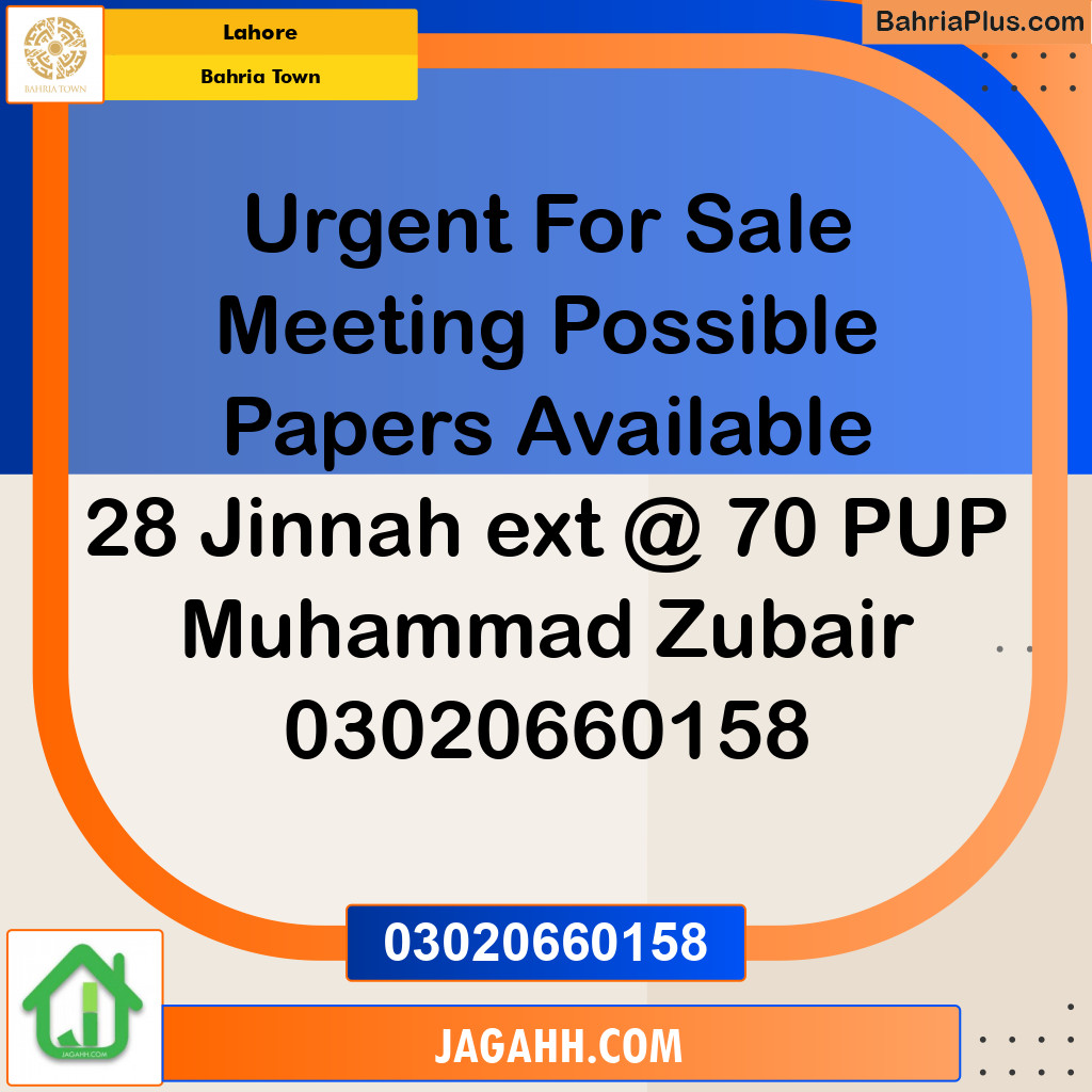 Residential Plot for Sale in Bahria Town, Lahore - (BP-141930)