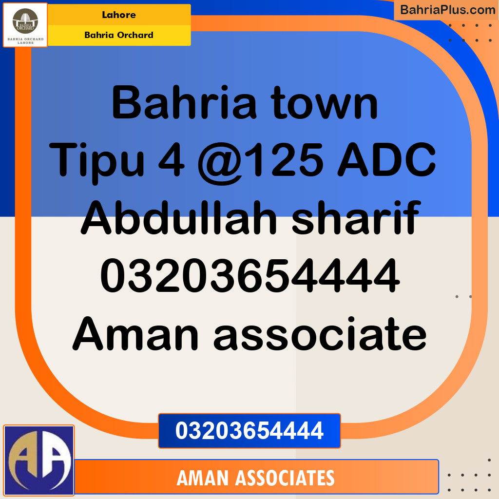 Residential Plot for Sale in Bahria Orchard, Lahore - (BP-142020)