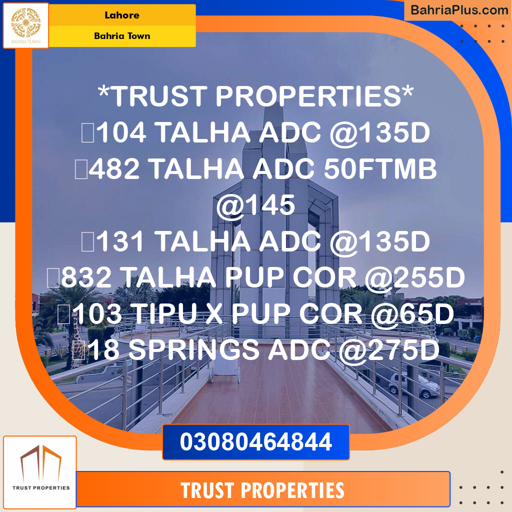 Residential Plot for Sale in Bahria Town, Lahore - (BP-142050)