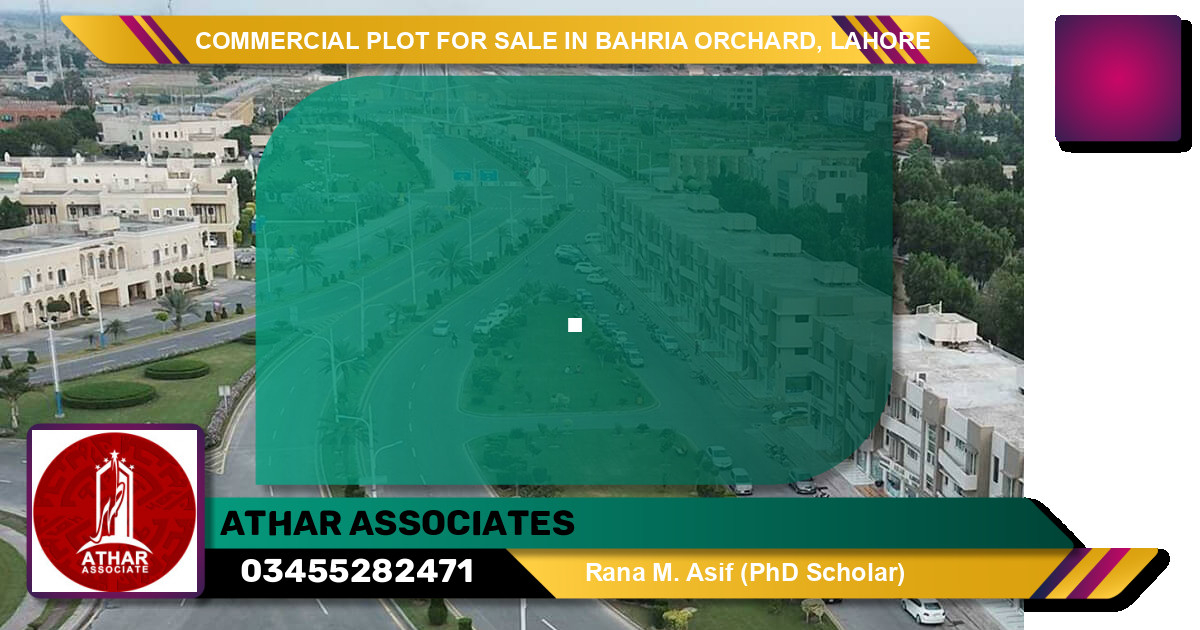 Commercial Plot for Sale in Bahria Orchard, Lahore - (BP-142172)