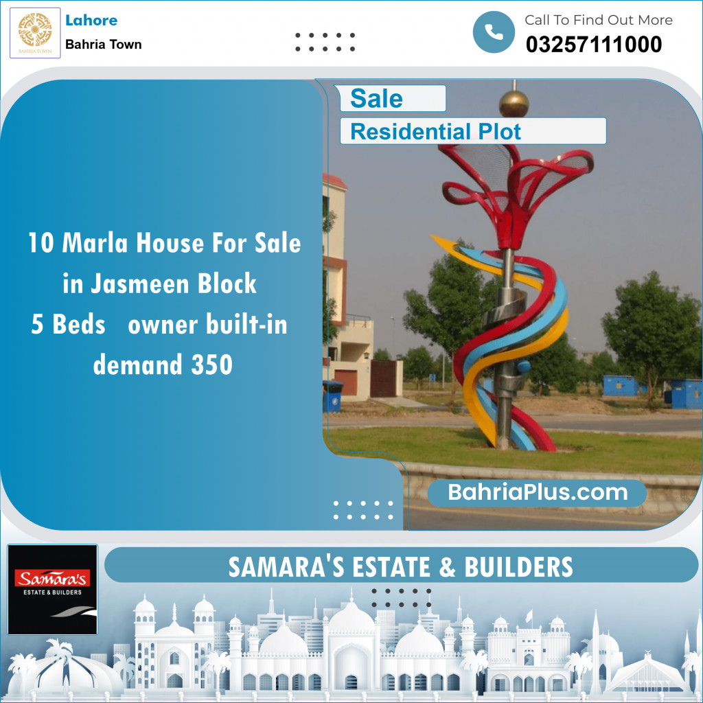 Residential Plot for Sale in Bahria Town, Lahore - (BP-142248)