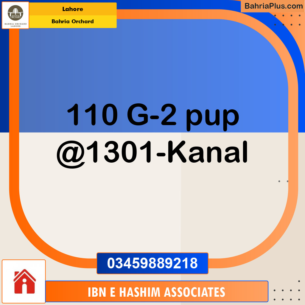 Residential Plot for Sale in Bahria Orchard, Lahore - (BP-142373)